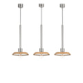 Nowoczesne lampy wiszące z metalowym i wiklinowym wzornictwem