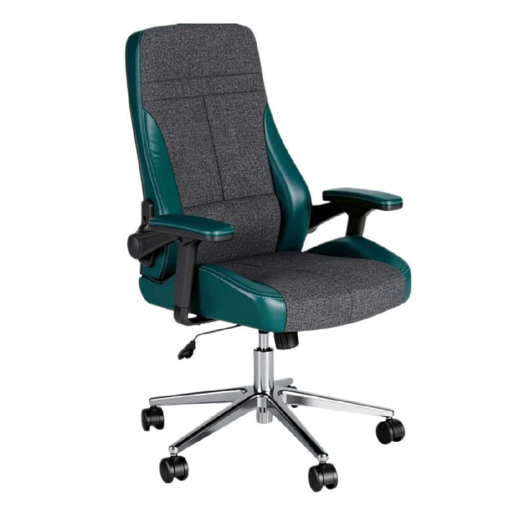 **Ergonomiczne krzesło biurowe z regulacją wysokości i podłokietnikami**